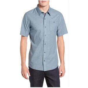Travis Mathew Studebaker Blue Speckled Shirt - Size Medium